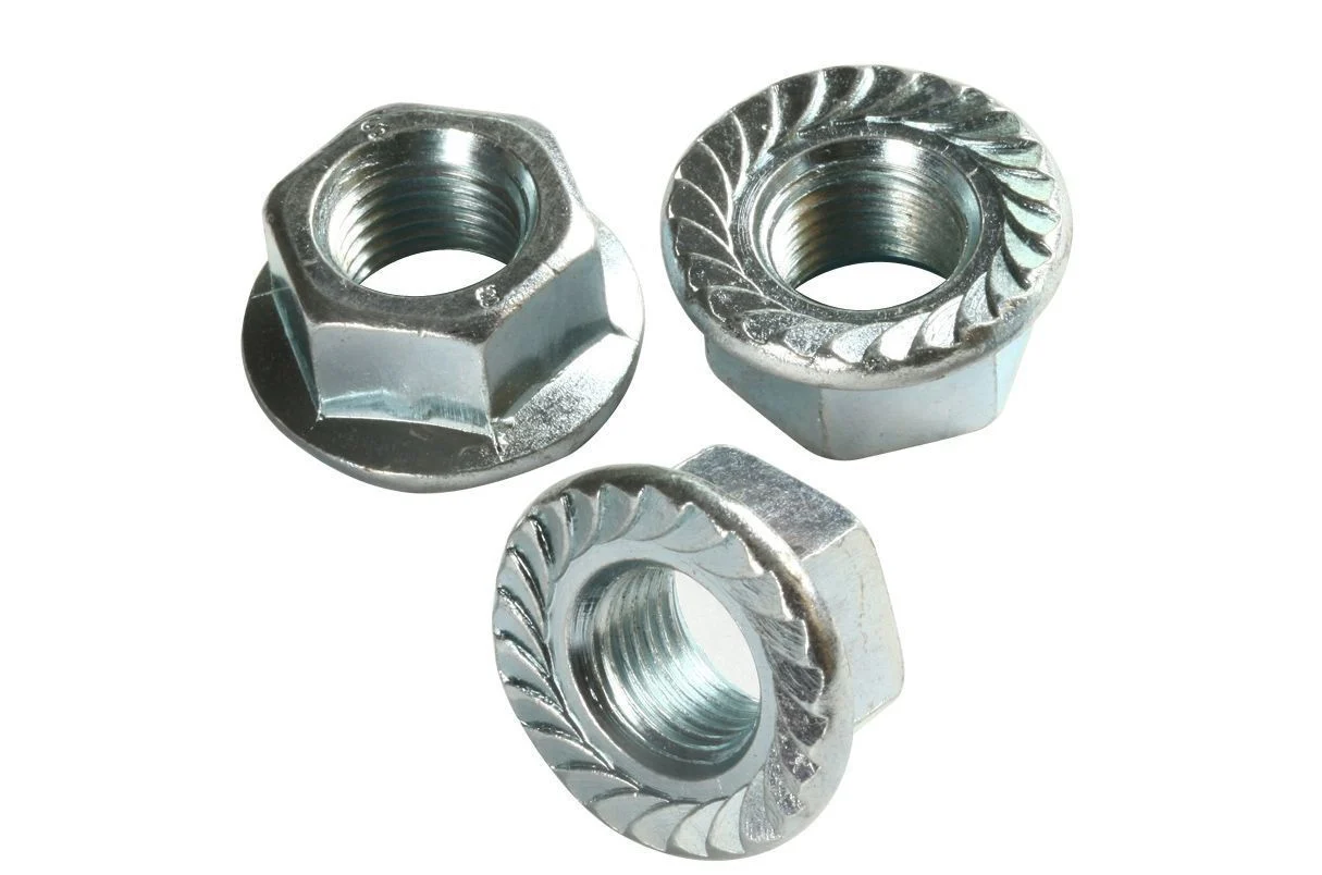 M10x1,5 FLANŞLI TIRTIRLI SOMUN